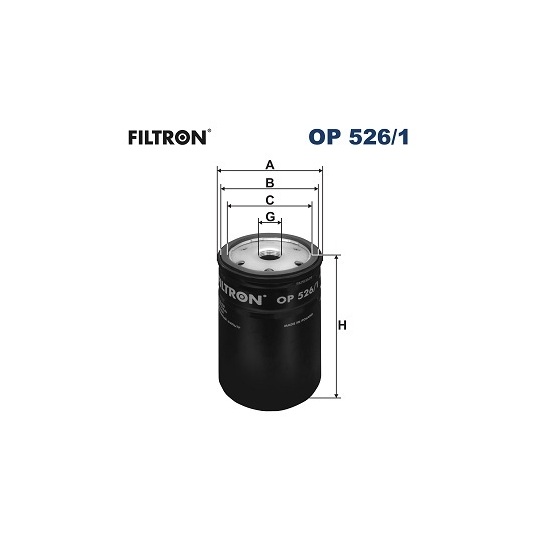 OP 526/1 - Oil filter 