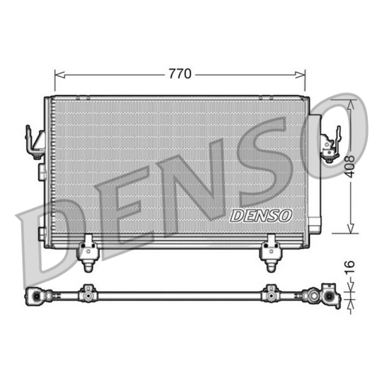 DCN50031 - Condenser, air conditioning 