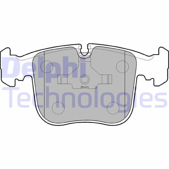 LP845 - Brake Pad Set, disc brake 