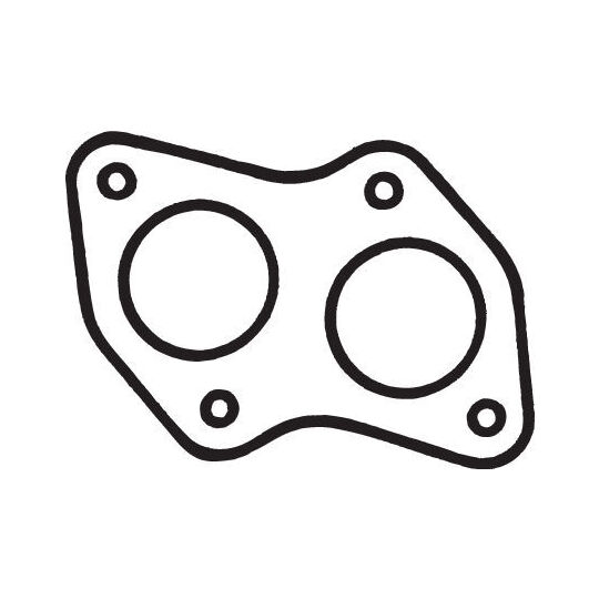 256-256 - Gasket, exhaust pipe 