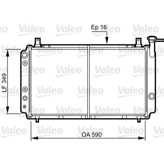 731082 - Radiator, engine cooling 