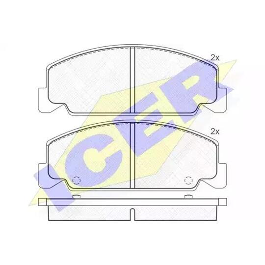 180735 - Brake Pad Set, disc brake 