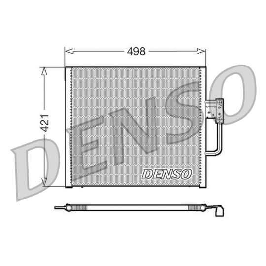 DCN05015 - Condenser, air conditioning 