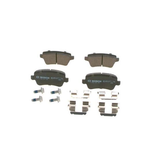 0 986 494 125 - Brake Pad Set, disc brake 