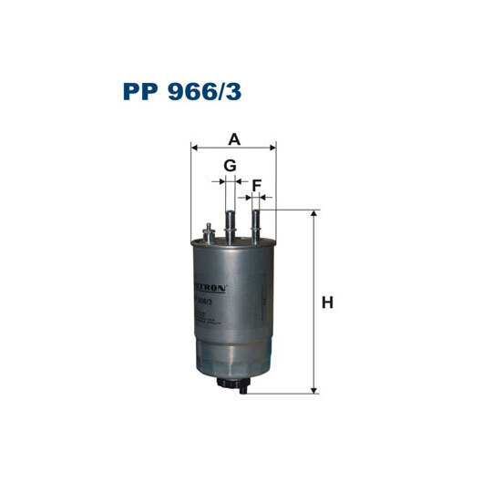 PP 966/3 - Bränslefilter 