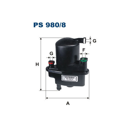 PS 980/8 - Fuel filter 
