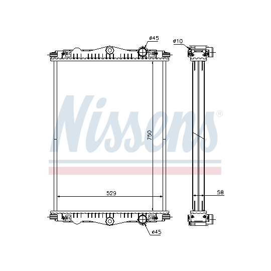 614440 - Radiator, engine cooling 