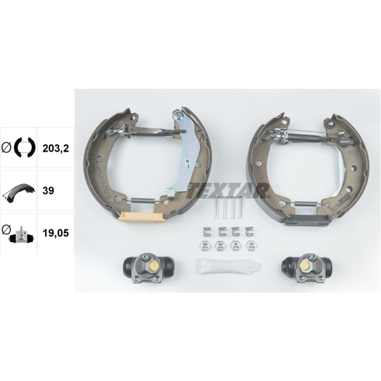 84037902 - Brake Shoe Set 