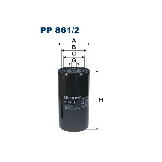 PP 861/2 - Fuel filter 