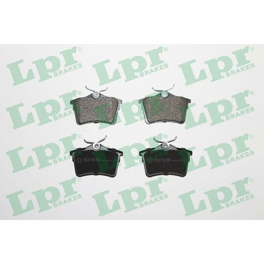 05P1500 - Brake Pad Set, disc brake 