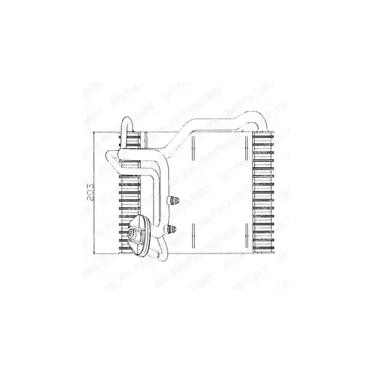 TSP0525005 - Höyrystin, ilmastointilaite 