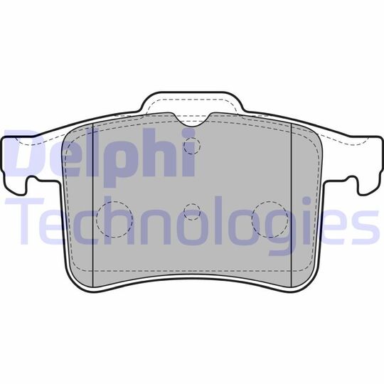 LP2179 - Brake Pad Set, disc brake 