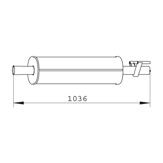 74346 - Middle Silencer 