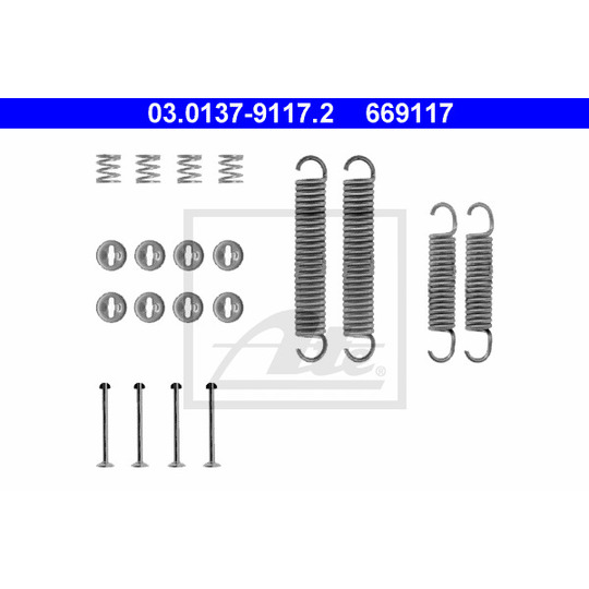 03.0137-9117.2 - Accessory Kit, brake shoes 