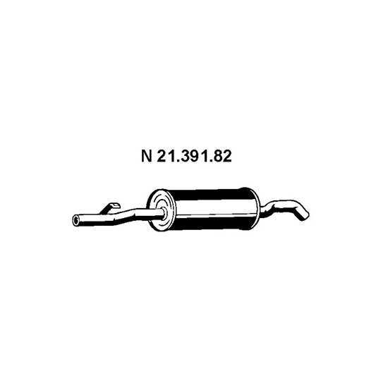 21.391.82 - Takaäänenvaimentaja 