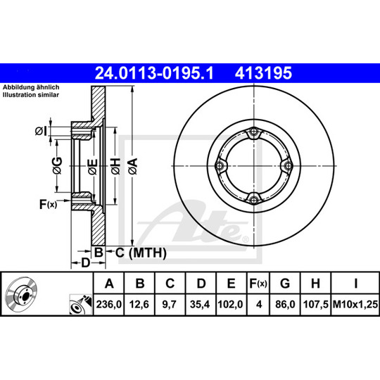 24.0113-0195.1 - Bromsskiva 