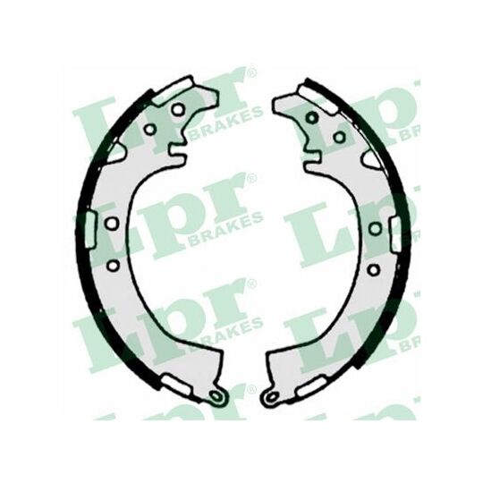 07230 - Brake Shoe Set 