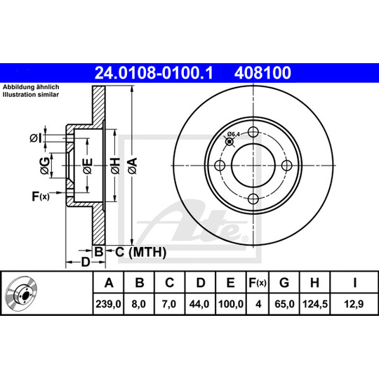 24.0108-0100.1 - Brake Disc 