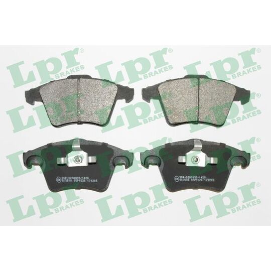 05P1526 - Brake Pad Set, disc brake 