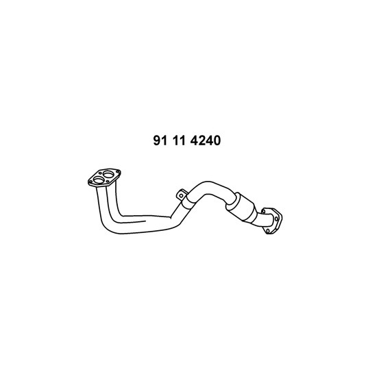 91 11 4240 - Exhaust pipe 