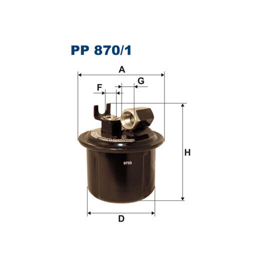 PP 870/1 - Bränslefilter 
