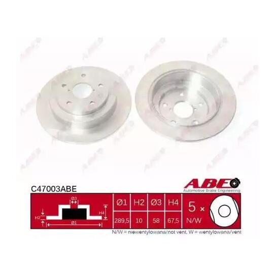 C47003ABE - Brake Disc 