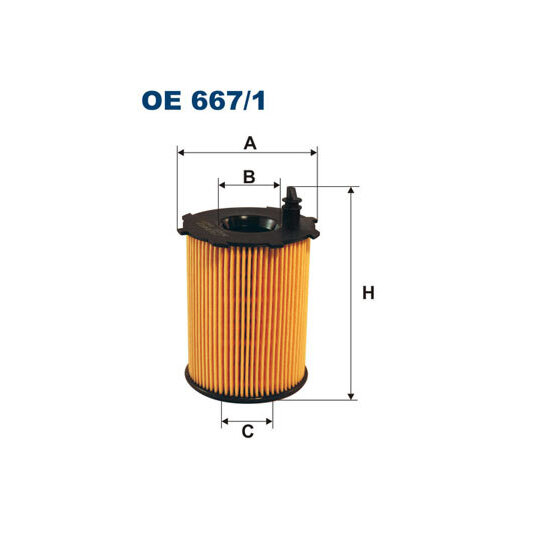 OE 667/1 - Oil filter 