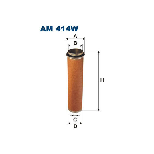 AM 414W - Sekundärluftfilter 
