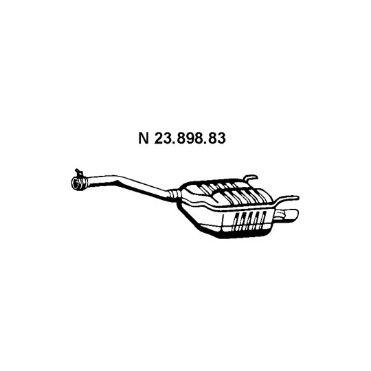 23.898.83 - Takaäänenvaimentaja 