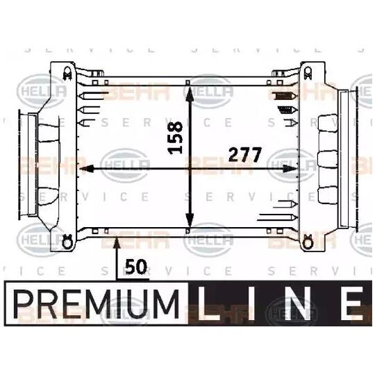 8ML 376 723-431 - Intercooler, charger 