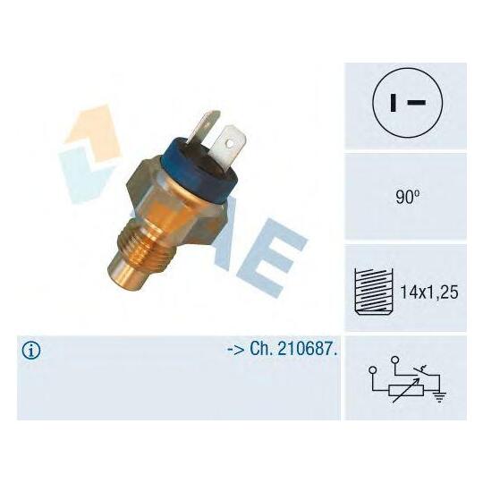 34420 - Sensor, coolant temperature 