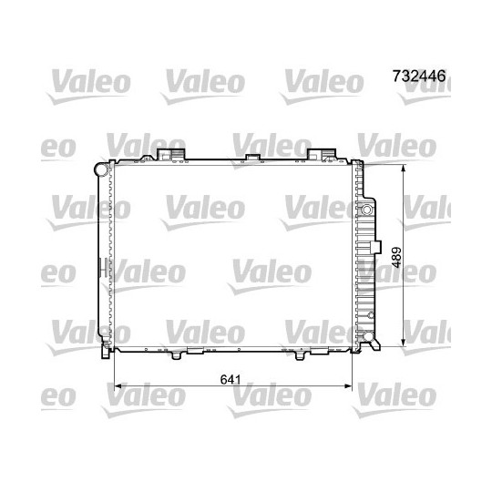 732446 - Radiator, engine cooling 