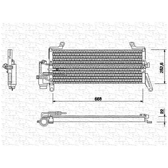 350203134000 - Condenser, air conditioning 