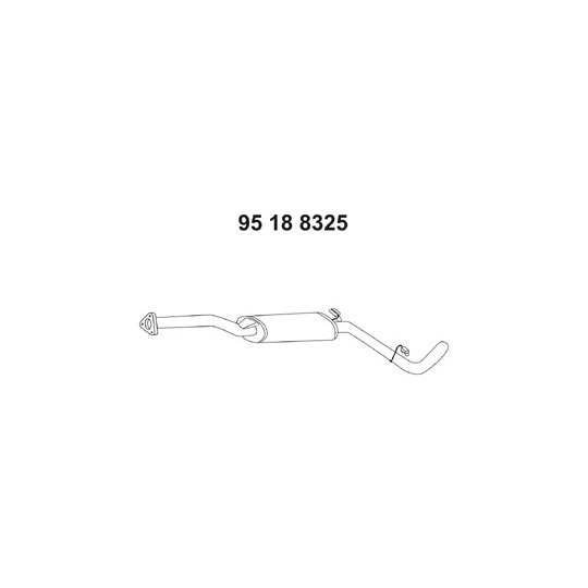 95 18 8325 - Middle Silencer 