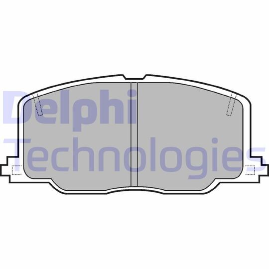 LP613 - Brake Pad Set, disc brake 