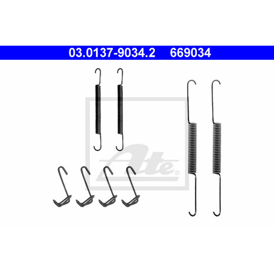 03.0137-9034.2 - Tillbehörssats, bromsbackar 