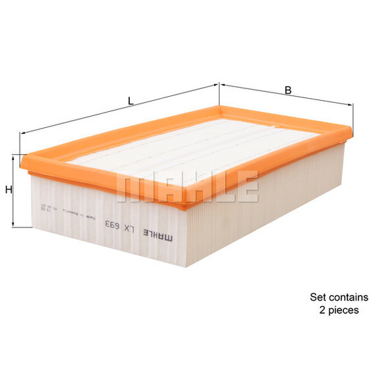 LX 693/S - Air filter 