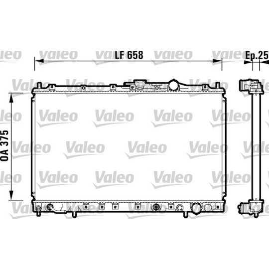 734137 - Radiator, engine cooling 