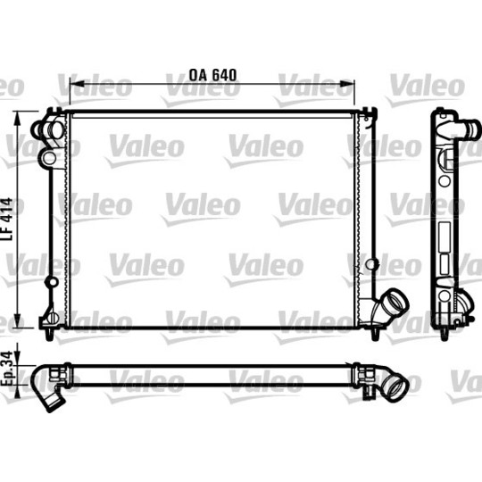 731382 - Radiaator, mootorijahutus 