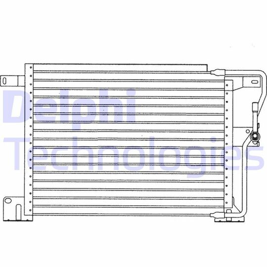 TSP0225207 - Condenser, air conditioning 