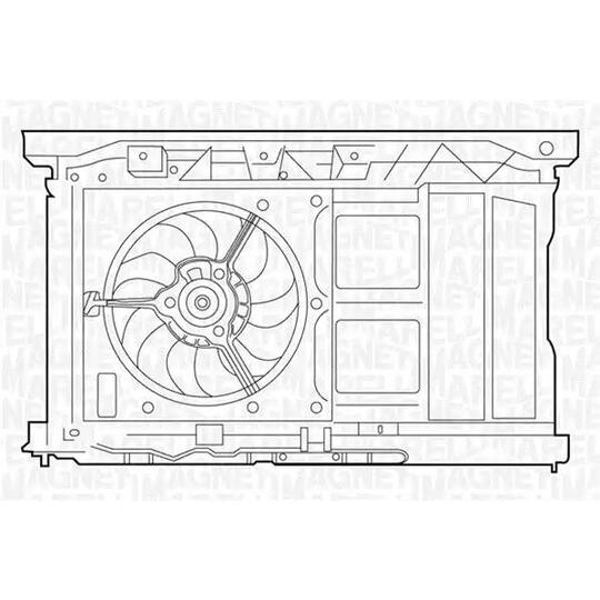 069422290010 - Fan, radiator 