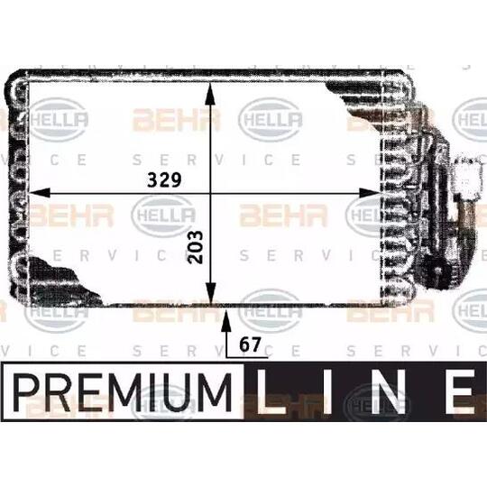 8FV 351 210-011 - Evaporator, air conditioning 