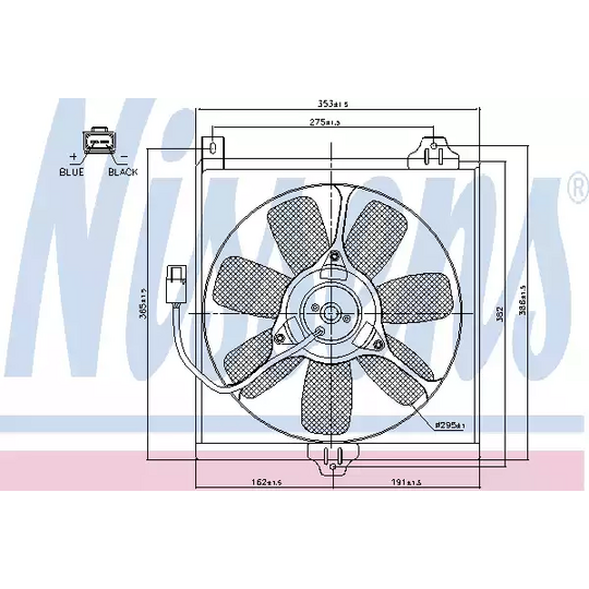 85534 - Fan, A/C condenser 