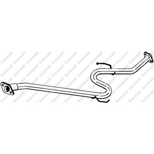 884-611 - Exhaust pipe 