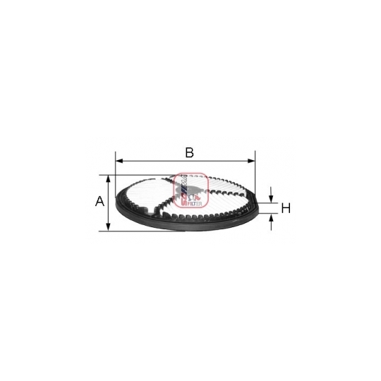 S 7274 A - Air filter 