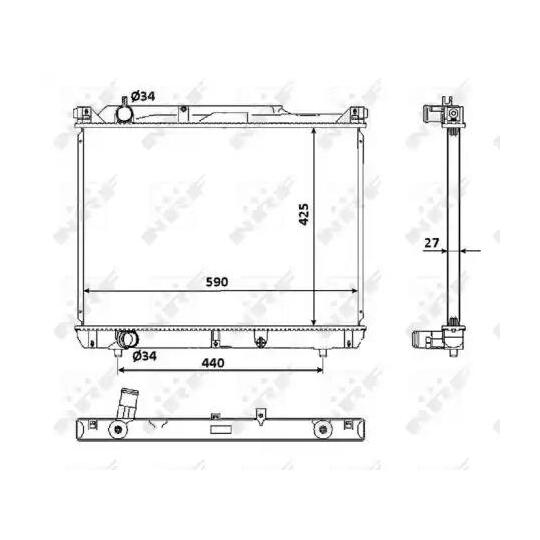 53916 - Radiaator, mootorijahutus 