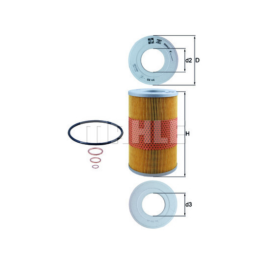 OX 44D - Oil filter 