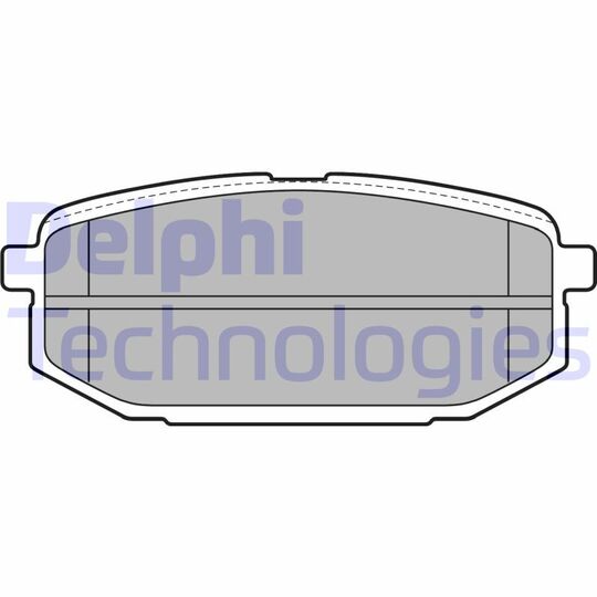 LP2088 - Brake Pad Set, disc brake 