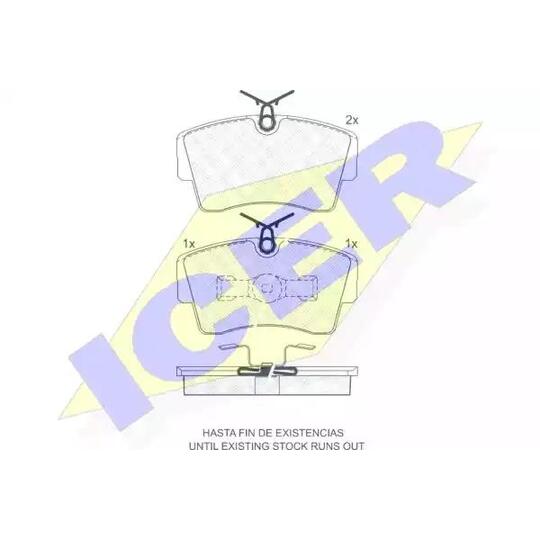 180815 - Brake Pad Set, disc brake 