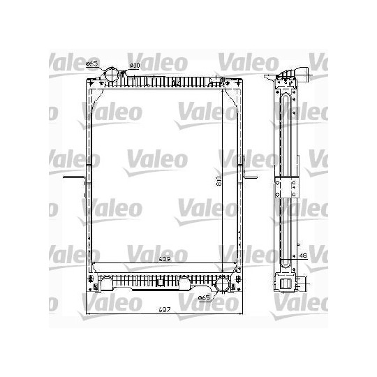 732987 - Radiaator, mootorijahutus 